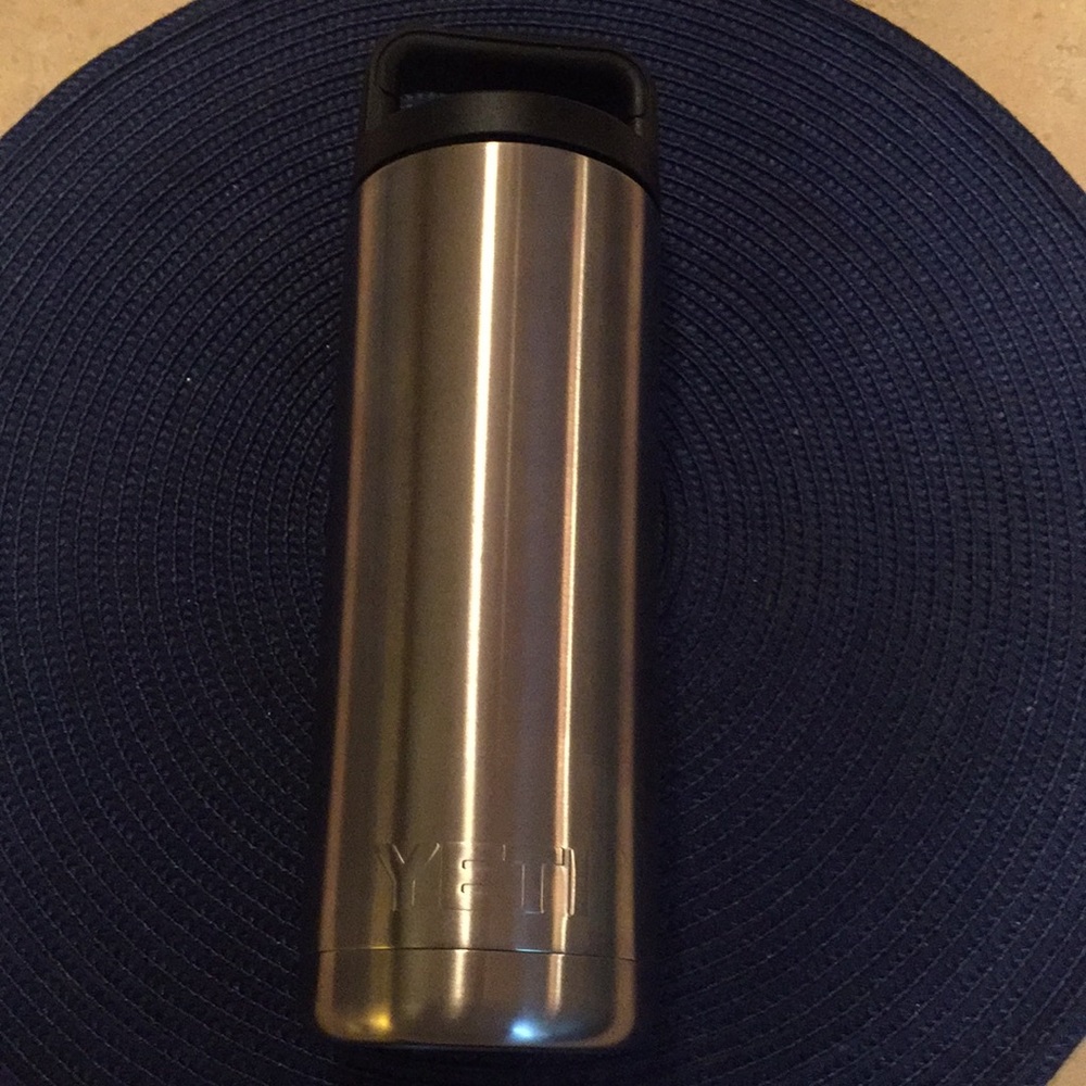 Yeti. Silver with black top